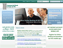 Tablet Screenshot of cnbthebankonline.com
